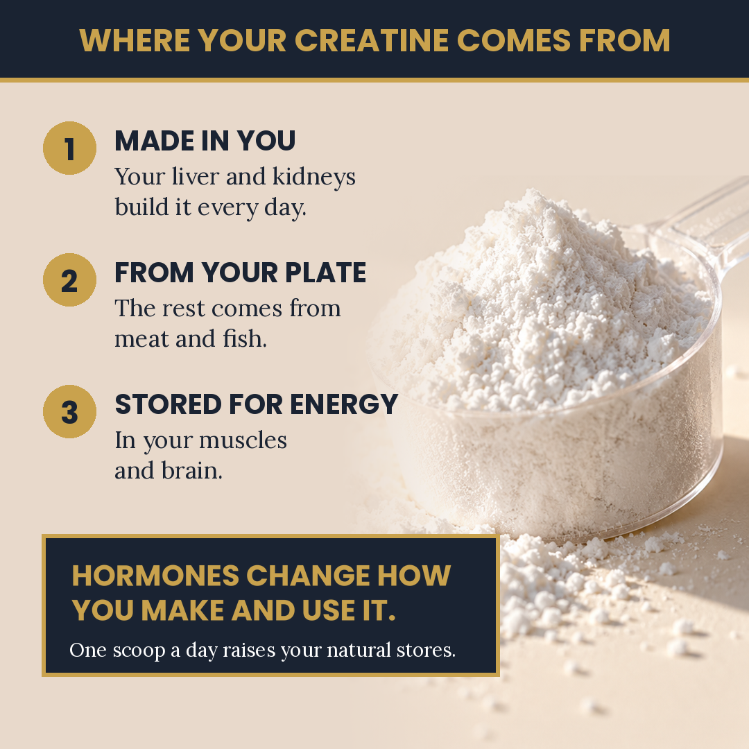 Lightanchor Daily Creatine for Women 40+ · Everyday Strength + Stamina