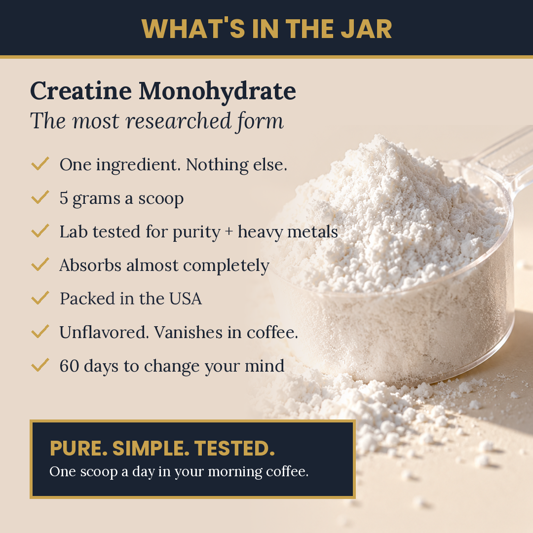 Lightanchor Daily Creatine for Women 40+ · Everyday Strength + Stamina
